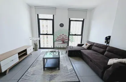 Living Room image for: Apartment - 1 Bathroom for rent in Al Mamsha - Muwaileh - Sharjah, Image 1