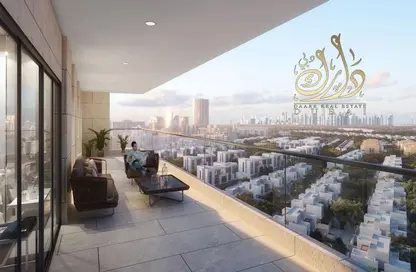 صورة لـ شرفة شقة - غرفة نوم - 2 حمامات للبيع في شقق اكويتي - 2 المرحلة - المدينة الدولية - دبي ، صورة رقم 1