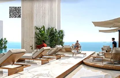 شقة - غرفة نوم - 2 حمامات للبيع في برج الكورنيش - طريق كورنيش عجمان - عجمان شقة - غرفة نوم - 2 حمامات للبيع في برج الكورنيش - طريق كورنيش عجمان - عجمان