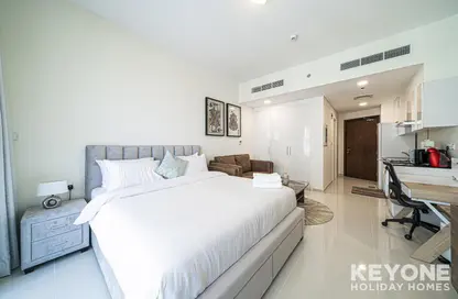 Room / Bedroom image for: Apartment - 1 Bathroom for rent in Viridis C - Viridis Residence and Hotel Apartments - Damac Hills 2 - Dubai, Image 1