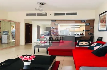 Living / Dining Room image for: Apartment - 1 Bedroom - 2 Bathrooms for rent in Ajman One Tower 1 - Ajman One - Ajman Downtown - Ajman, Image 1