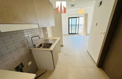 Kitchen image for: Apartment - 1 Bathroom for rent in Indigo Beach Residence - Maryam Beach Residence - Maryam Island - Sharjah, Image 1