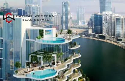 Apartment - Studio - 1 Bathroom for sale in Chic Tower - Business Bay - Dubai