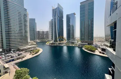 Apartment - 2 Bedrooms - 4 Bathrooms for rent in Green Lakes Towers - JLT Cluster S - Jumeirah Lake Towers - Dubai