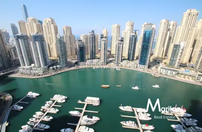 Water View image for: Apartment - 3 Bedrooms - 3 Bathrooms for rent in Vida Residences Dubai Marina - Dubai Marina - Dubai, Image 1