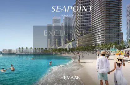 Apartment - 3 Bedrooms - 4 Bathrooms for sale in Seapoint - EMAAR Beachfront - Dubai Harbour - Dubai