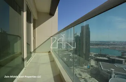 Balcony image for: Apartment - 2 Bedrooms - 2 Bathrooms for sale in Al Maha Tower - Marina Square - Al Reem Island - Abu Dhabi, Image 1