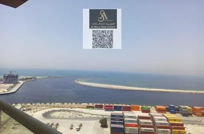 Apartment - 2 Bedrooms - 3 Bathrooms for rent in Corniche Tower - Ajman Corniche Road - Ajman