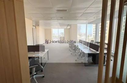 Office Space - Studio - 1 Bathroom for rent in Al Habtoor Business Tower - Dubai Marina - Dubai