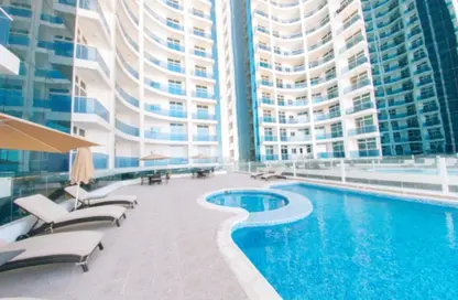 Apartment - 1 Bedroom - 2 Bathrooms for rent in Oasis Tower - Al Rashidiya 1 - Al Rashidiya - Ajman