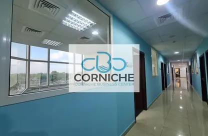 Office Space - Studio - 2 Bathrooms for rent in Corniche Tower - Corniche Road - Abu Dhabi