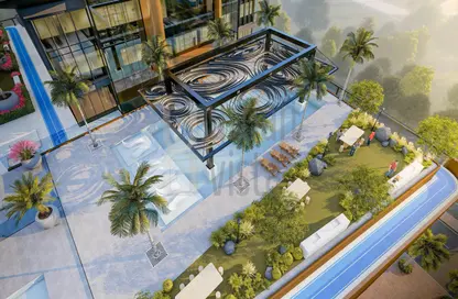 صورة لـ حوض سباحة شقة - غرفة نوم - 1 حمام للبيع في برج سيسليا - مثلث قرية الجميرا - دبي ، صورة رقم 1