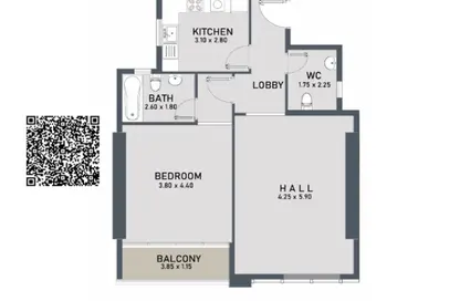 Apartment - 1 Bedroom - 2 Bathrooms for sale in Creekside - Al Zorah - Ajman Apartment - 1 Bedroom - 2 Bathrooms for sale in Creekside - Al Zorah - Ajman