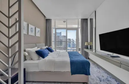Apartment - Studio - 1 Bathroom for rent in PRIVE BY DAMAC (B) - DAMAC Maison Privé - Business Bay - Dubai