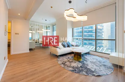 Apartment - 1 Bedroom - 2 Bathrooms for rent in Zumurud Tower - Dubai Marina - Dubai