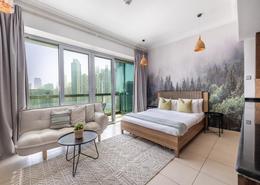 Room / Bedroom image for: Studio - 1 bathroom for rent in 8 Boulevard Walk - Mohammad Bin Rashid Boulevard - Downtown Dubai - Dubai, Image 1