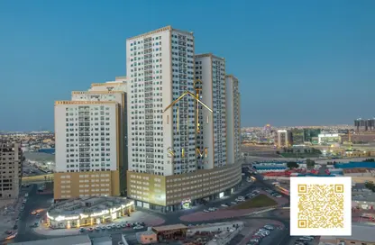 Apartment - 1 Bedroom - 2 Bathrooms for sale in Tower A3 - Ajman Pearl Towers - Ajman Downtown - Ajman