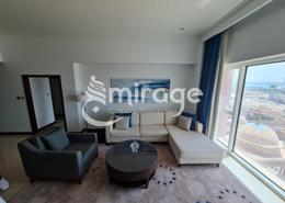 Living Room image for: Apartment - 1 bedroom - 2 bathrooms for sale in Fairmont Marina Residences - The Marina - Abu Dhabi, Image 1
