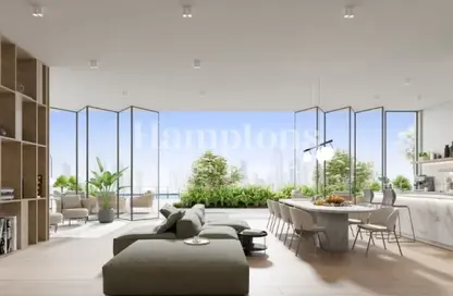 Living / Dining Room image for: Apartment - 2 Bedrooms - 2 Bathrooms for sale in Ellington House II - Dubai Hills Estate - Dubai, Image 1