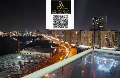 Apartment - 3 Bedrooms - 2 Bathrooms for rent in Oasis Tower - Al Rashidiya 1 - Al Rashidiya - Ajman