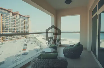 Apartment - 2 Bedrooms - 3 Bathrooms for rent in Al Das - Shoreline Apartments - Palm Jumeirah - Dubai