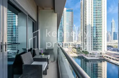 Balcony image for: Apartment - 1 Bathroom for rent in Goldcrest Views 1 - Lake Allure - Jumeirah Lake Towers - Dubai, Image 1