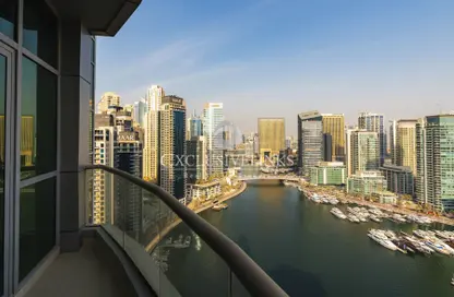 شقة - 2 غرف نوم - 2 حمامات للايجار في برج ذا بوينت - دبي مارينا - دبي