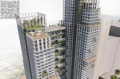 Apartment - 1 Bedroom - 2 Bathrooms for sale in Corniche Tower - Ajman Corniche Road - Ajman