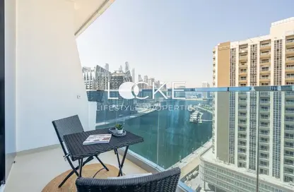 Apartment - Studio - 1 Bathroom for rent in Waves Tower - Business Bay - Dubai