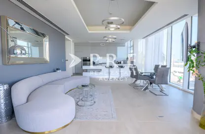 Living Room image for: Apartment - 2 Bedrooms - 2 Bathrooms for rent in Serenia Residences North - Serenia Residences The Palm - Palm Jumeirah - Dubai, Image 1