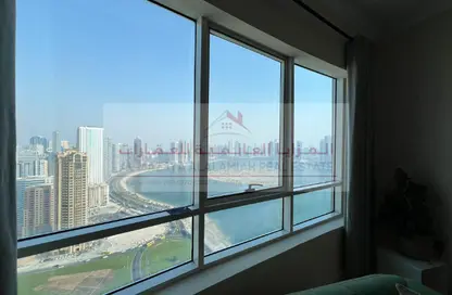 Apartment - 1 Bedroom - 2 Bathrooms for rent in Al Memzar Tower - Al Taawun Street - Al Taawun - Sharjah
