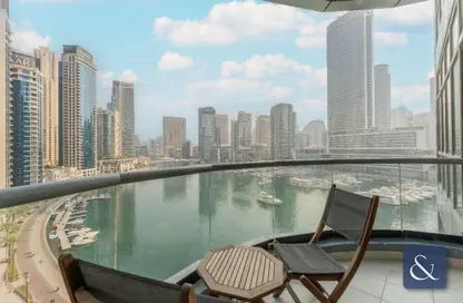 Balcony image for: Apartment - 1 Bedroom - 1 Bathroom for rent in The Point - Dubai Marina - Dubai, Image 1