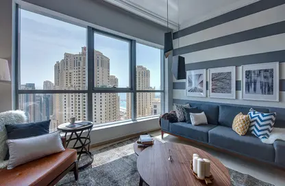 Apartment - 2 Bedrooms - 3 Bathrooms for rent in Bay Central West - Bay Central - Dubai Marina - Dubai