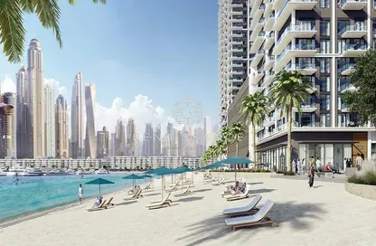 Apartment - 1 Bedroom - 1 Bathroom for sale in Beach Mansion - EMAAR Beachfront - Dubai Harbour - Dubai