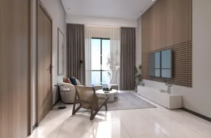 Living Room image for: Apartment - 1 Bedroom - 2 Bathrooms for sale in Marquis Elegance - Arjan - Dubai, Image 1