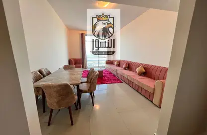Apartment - 1 Bedroom - 1 Bathroom for rent in Orient Tower 2 - Orient Towers - Al Bustan - Ajman