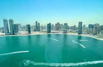 Apartment - 2 Bedrooms - 3 Bathrooms for rent in La Plage Tower - Al Mamzar - Sharjah - Sharjah