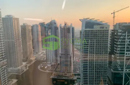 Apartment - Studio - 1 Bathroom for rent in Goldcrest Executive - JLT Cluster C - Jumeirah Lake Towers - Dubai