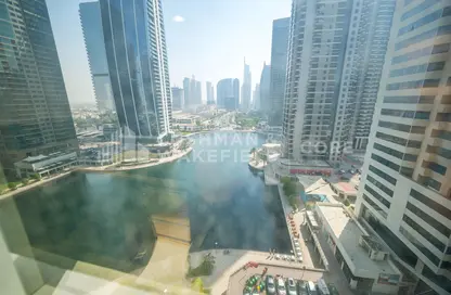 مكتب - استوديو للايجار في وان ليك بلازا - (JLT) مجمع T - أبراج بحيرة الجميرا - دبي