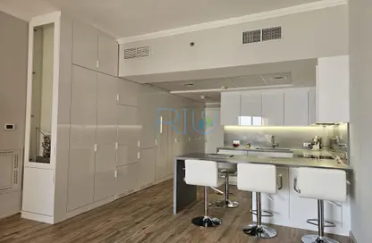 Kitchen image for: Apartment - 1 Bathroom for rent in Fayrouz - Bab Al Bahar - Al Marjan Island - Ras Al Khaimah, Image 1