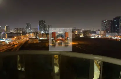 Apartment - 1 Bedroom - 2 Bathrooms for rent in Orient Tower 2 - Orient Towers - Al Bustan - Ajman