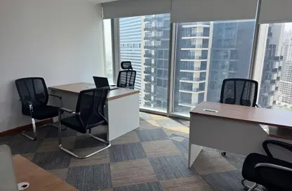 Business Centre - Studio - 4 Bathrooms for rent in The Binary Tower - Business Bay - Dubai