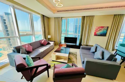 Apartment - 2 Bedrooms - 3 Bathrooms for rent in Al Jowhara Tower - Corniche Road - Abu Dhabi