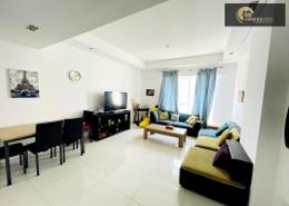 صورةغرفة المعيشة / غرفة الطعام لـ: شقة - 1 غرفة نوم - 2 حمامات للبيع في توباز ريزيدنس - واحة السيليكون - دبي, صورة 1