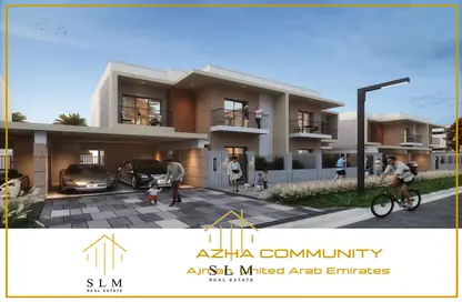 Outdoor House image for: Townhouse - 5 Bedrooms - 5 Bathrooms for sale in AZHA Community - Al Amerah - Ajman, Image 1