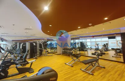 Gym image for: Apartment - 1 Bedroom - 2 Bathrooms for rent in Siraj Tower - Arjan - Dubai, Image 1