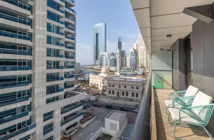 شقة - غرفة نوم - 2 حمامات للبيع في برج إسكان - دبي مارينا - دبي