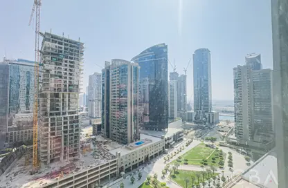 Office Space - Studio - 1 Bathroom for rent in The Prism - Business Bay - Dubai