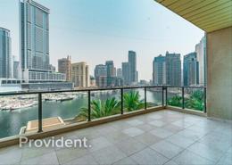 Terrace image for: Apartment - 3 bedrooms - 3 bathrooms for rent in Al Sahab 1 - Al Sahab - Dubai Marina - Dubai, Image 1