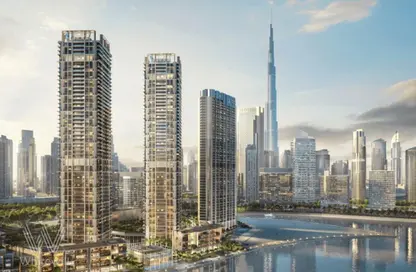Apartment - Studio - 1 Bathroom for sale in Peninsula Four - Peninsula - Business Bay - Dubai
